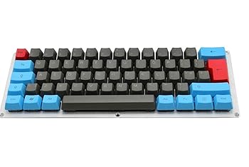 【中古】【未使用】キーボードキャップ ブランクトップ太いPBTキーセットのためにMXメカニカルゲーミングキーボードスイッチ62の60%、英国ISOプロファイルを印刷 (|AJIMURA-SHOP