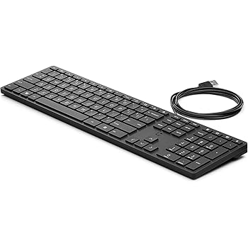 【中古】HP 有線デスクトップ320Kキーボード。