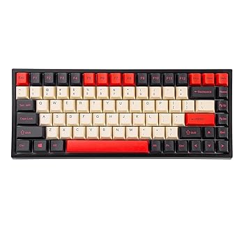 【中古】【未当て嵌める】YUNZII KC84 SP 84 手がかり 熱っぽいつけ替える能力のあるな力学的鍵盤 PBT Dye-subbed手がかり旗がしら RGB NKRO プログラマブル 鍵盤（Gateron