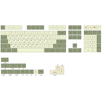 【中古】XDA V2 抹茶 緑茶 染め料 サブキーキャップセット 朦朦たる PBT 鍵盤用 gh60 ポーカー87 tkl 104 ansi xd64 bm60 xd68 xd84 xd96 ジャンパネーズ