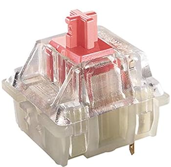 【中古】RGB Cherry MX取り替えっこ 3いの一番 力学的鍵盤 無声映画赤いこと クリアリニアスイッチ (20容器に並べる) スイッチプラー付き添い人