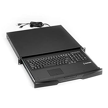 【中古】Black Box RACKMOUNT 鍵盤お盆 タッチパッド付き添い人 横すべり式 1U 幅19in x 奥ぶかさ16.5in 2尖んがり M