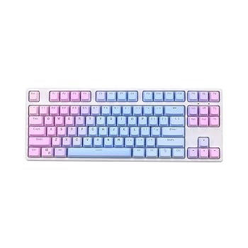 【中古】職業キーボード 機械的なゲームキーボード87キーコンピュータキーボードアンチゴースト、スプラッシュプルーフゲームキーボードUSB用USB PCLAPTO画像