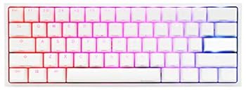 【中古】Ducky One 2 Mini ピュアホワイト - RGB LED 60% ダブル打つこと PBT 機械的鍵盤(カイボックスサイレントピンク)