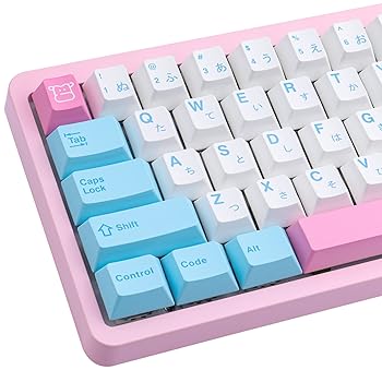 【中古】Hyekit 140 キー PBT 昇華型ミルクキーキャップ - チェリープロファイル かわいいキーキャップ 61/87/104/108/84/64/98/96メカニカルキーボード｜AJIMURA-SHOP