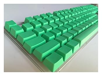 【中古】【未使用】キーキャップ サイドプリントブランク108 ANSIレイアウト太いPBTキーキャップレッドイエローグリーンの場合は、メカニカルゲーミングキーボード