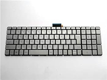 【中古】[IDVL]HP ENVY 15-as ノートPC用 日本語キーボード 銀色 バックライト搭載