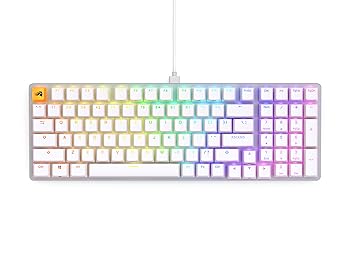 【中古】Glorious GMMK 2 Full Size Prebuilt - White 機械的鍵盤 GLO-GMMK2-96-FOX-W KB634