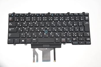 【中古】【未使用】E-ZeeGaa日本語キーボード 適用するDELL Latitude 14 5000 E5450 E5470 5450 5480 5488 5490 5491 5495 日本語キーボード修理交換用【バックライ