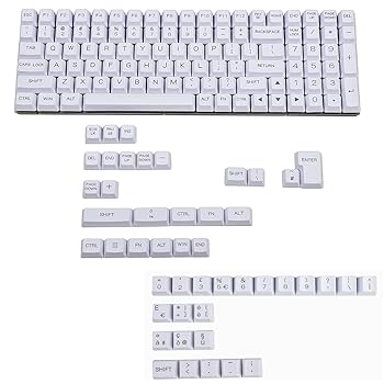 【中古】レーザ食刻 UK イタリア共和国 エスパニア ＦＲＧ ISO OEM プロファイル 朦々たる PBT手がかり旗がしら MX 力学的鍵盤用 YMD96 KBD75 104 87 6