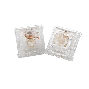 【中古】YMDK アクアキング ウォーターキング リニアスイッチ 4ピン 5ピン 55g 62g 67g Mx スイッチ メカニカルキーボード用 クリアカバー