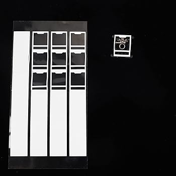【中古】【未使用】YMDK クリア ホワイト MX スイッチフィルム HTV PC Cherry Gateron JWK メカニカル キーボード シャフト用 (2400個 単層)