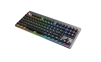 【中古】Mountain Everest Core メカニカルゲーミングキーボード - USBハブ - Cherry MX ホットスワップ可能なスイッチ - RGBバックライト (ガンメタルグ