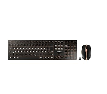 【中古】Cherry DW 9100 Slim DE BK/bn | DE Tastatur Layout