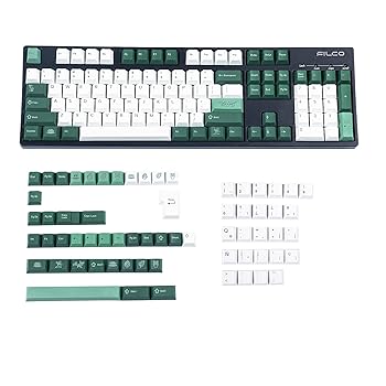 【中古】YMDK ドイツ フレンチ イタリア スペイン 英国 ISO 植物染料 サブキーキャップ 厚手 PBT チェリー プロファイル キーキャップセット QWERTZ AZER