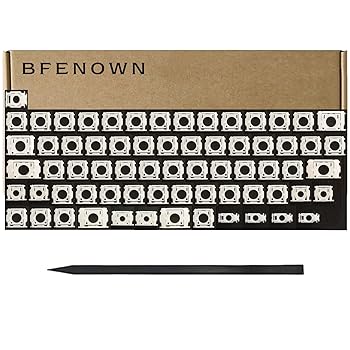 【中古】【未使用】Bfenown 交換用USキーキャップ キーキャップ シザークリップヒンジ MacBook Pro Retina 13インチ 16インチ A2141 A2289 A2251 2019、A2338 2020