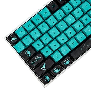 【中古】YMDK クラゲ染め サブ ZDA PBT キーキャップ XDAに似た日本語 韓国 ロシア語 MXキーボード 104 87 61 メロディ 96 KBD75 ID80 GK64 68 (キーキャ