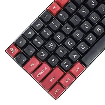 【中古】【未当て嵌める】YMDK Dye Sub ZDA PBT 手がかり旗がしら XDA MX鍵盤用 104 87 61 Melody 96 KBD75 ID80 キーパー64 Tada68 (手がかり旗がしらのみ) (赤いことサムライ)