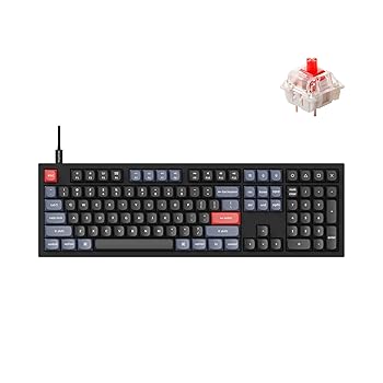 【中古】Keychron Q6 有線カスタムメカニカルキーボード QMK/VIA 放送番組能力のあるなマクロ命令 フルサイズ 軽銀 RGB うしろ側ともし火 ダブルガスケット