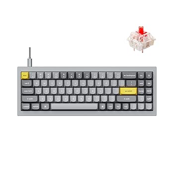 【中古】Keychron Q7 有線カスタムメカニカルキーボード 70%レイアウト QMK/VIA 放送番組能力のあるなマクロ命令 熱っぽい引き替える能力のあるなGateron G Pro 赤いことスイ