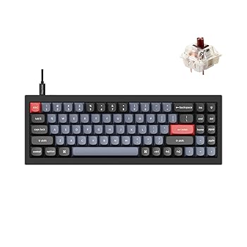 【中古】【未当てはめる】Keychron Q7 有線カスタムメカニカルキーボード 70%レイアウト QMK/VIA 放送番組能力のあるなマクロ命令 熱っぽい引き替える能力のあるなGateron G Pro ブラウンス