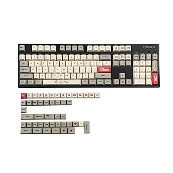【中古】【未使用】Cherry Profile PBT ダイサブキーキャップ MXメカニカルキーボード FC GMMK Filco 104 TKL GK61 KBD75 96 GK64 68用 (151キーゲームボーイ)