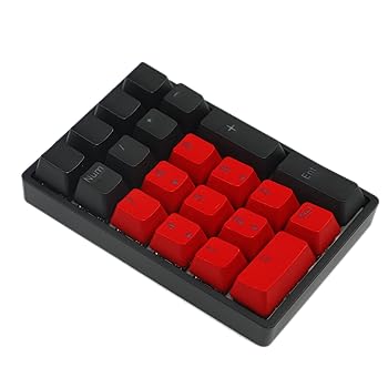 【中古】Mechkeeb OEM プロファイル トッププリント ダブルショット シャインスルー 21キー PBTキーキャップ MX スイッチ GK21S ナンパッド用(キーキャッ