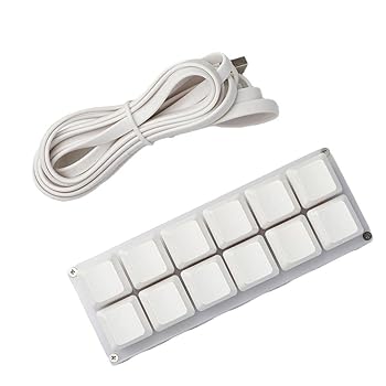 【中古】機械的鍵盤 12足懸かり 片手キーボードミニキーボードプログラマブルキーボード片手マクロ命令能力のある ワンキーパスワード 小型鍵盤 演芸会