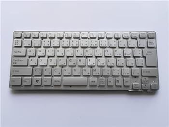 【中古】【未使用】[IDVL]SONY VAIO VPCCA PCG-61711 PCG-61713N PCG-61812N PCG-61813N 日本語キーボード ノートPC用 銀色 枠欠品