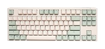 【中古】Ducky One 3 TKL 抹茶 80% 力学的鍵盤:Quack Mechanics Dampening 熱っぽい取り換える相応う Cherry MX しろがね色取り替えっこ 密集してPBT トリプ
