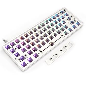 【中古】YMDK Lite ガスケット GK61 V3 Skyloogn RGB ホットスワップ可能 プログラム可能 有線 MXスイッチ メカニカルキーボード DIYキット (プラスチッ｜AJIMURA-SHOP