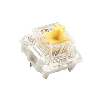 【中古】Gateron ks-9 G PRO取り替えっこ メカニカルゲーミングキーボード用 本塁マウント 坦々たる済み (Gateron PRO 黄色 90個)