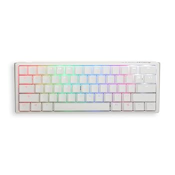 【中古】【未使用】Ducky One 3 Mini ピュアホワイト 60%ホットスワップ RGB メカニカルキーボード (チェリーMXレッド) 37,051円