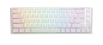 【中古】Ducky One 3 SF ピュアホワイト 65%ホットスワップ RGB メカニカルキーボード (チェリーMXブラック)|AJIMURA-SHOP