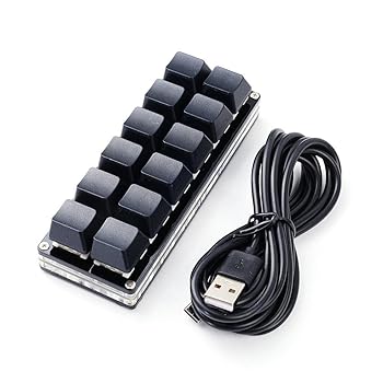 【中古】ミニキーボード 12キーメカニカルキーボード ゲーム用キーパッド 小型キーボード 片手キーボード ワンキーパスワードをショットカットキー プロ｜AJIMURA-SHOP