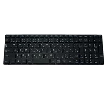 【中古】汎用 ノートブックキーボー に適合する For Lenovo G580 ブラック 日本語レイアウト