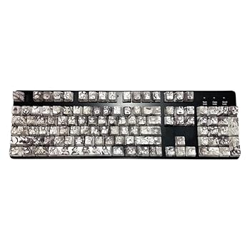 【中古】JYWF108 PBT 昇華手がかり旗がしら アニメ 手がかり旗がしら 力学的競り合い用鍵盤(桜んぼう取り替えっこ) (黒いことと白いこと)