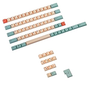 【中古】【未使用】YMDK Hami Melon 64 Dye-sub PBT キーキャップ ドイツ スペイン 英国 フランス語 ISO 64 キーボード BM60 GK64 GK64x用 (UKキット)｜AJIMURA-SHOP