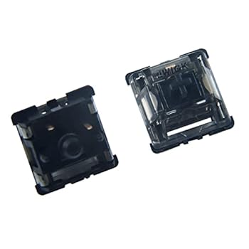 【中古】YMDK JWK アルティメットブラック潤滑スイッチ リニア5ピン MXメカニカルキーボードホットスワップPCB用 (10個 63.5g)画像