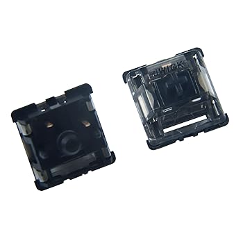 【中古】YMDK JWK アルティメットブラック潤滑スイッチ リニア5ピン MXメカニカルキーボードホットスワップPCB用 (10個 58.5g)画像