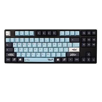 【中古】JSJT 天の原\u0026青色 足懸かり旗がしら - カスタム Keycap137足懸かり PBT 昇華型 チェリープロファイルキーキャップ ANSI/ISOレイアウト rk61/64/68/84/9