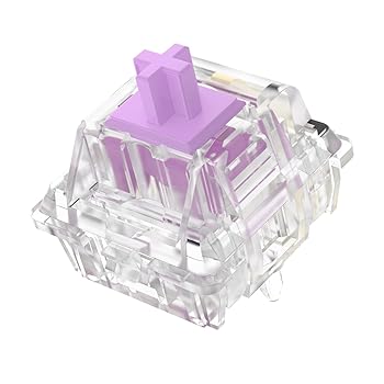 【中古】DUROCK 直線的取り替えっこ クリーミーパープルステム L4 直線的取り替えっこ 67g 5いの一番 木目細かな木目細か取り替えっこ 機械的鍵盤用 (DUROCK L4 クリ