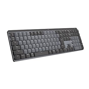 【中古】【未使用】Logicool(ロジクール) ロジクール KX850FC MX MECHANICAL ワイヤレス メカニカル パフォーマンス キーボード 青軸 クリッキー テンキー 静かな打｜AJIMURA-SHOP 34,944円