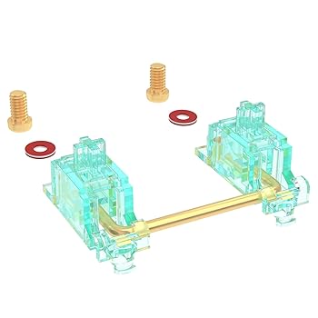 【中古】DUROCK安定器 V3、ねじ込み式安定器 2u 6.25u 7u針金付き添い人 PCBマウントキーボードスタビライザー 力学的鍵盤用 (V その他-パソコン・周辺機器