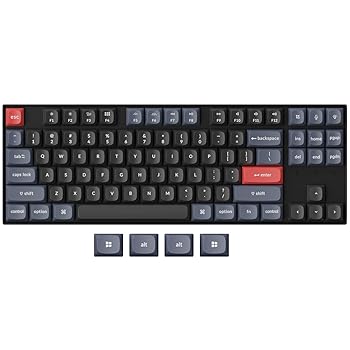 【中古】【未使用】Keychron K8 Pro QMK/VIA Teclado mec?nico inal?mbrico, intercambiable en caliente, teclado macro programable personalizado con interru