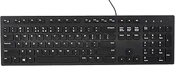 【中古】【未当て嵌める】有線鍵盤10個 - 黒いこと KB216 (580-ADMT) Dell 卸売