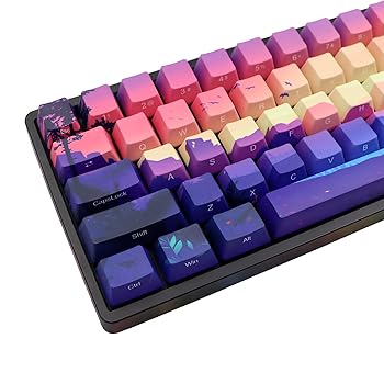 【中古】【未当て嵌める】JSJT 手懸かり旗がしら 65100分率サイドプリントキーキャップ 68手懸かり カスタムキーキャップセット OEMプロファイル PBT 手懸かり旗がしら Cherry MXス パソコン・周辺機器-その他