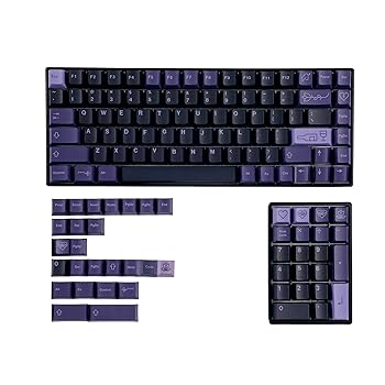 【中古】129 Key First Lover 桜んぼうプロファイル 5面染めサブキーキャップ PBT手がかり旗がしら TKL 61 64 68 75 87 96 104 108 Keychron MX鍵盤用