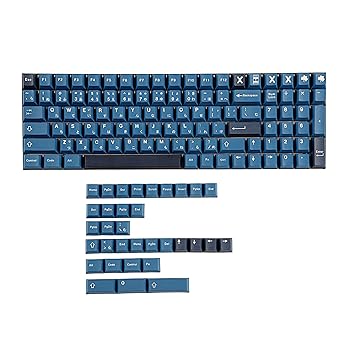【中古】136キーストライカーチェリープロファイルファイブサイドダイサブキーキャップ PBT 手がかり旗がしら TKL 61 64 68 75 87 96 104 108 Keychron MXキ