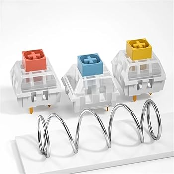 【中古】Kailh Box ヘビーダークイエロー | バーントオレンジ | ペールブルースイッチ DIYメカニカルキーボード用 3ピン対応 SMD RGBスイッチ(30個ダーク